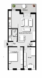 Moderne 3-Zimmer-Wohnung am Hürther Bogen - Grundriss